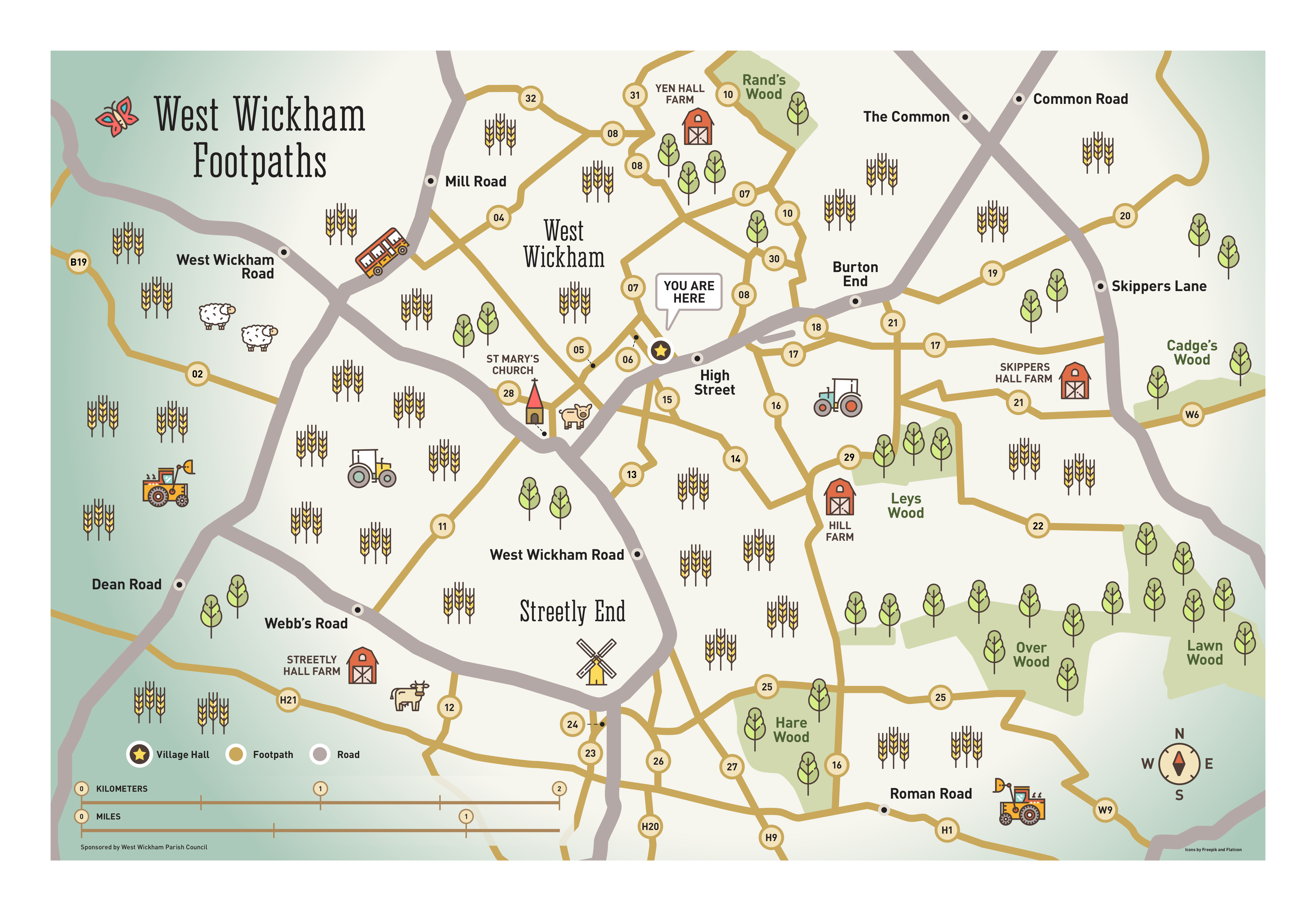 Public Footpaths Cambridgeshire Maps Footpaths And Rights Of Way – West Wickham And Streetly End